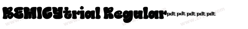 BEMICYtrial Regular字字体转换